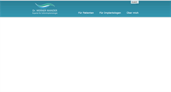 Desktop Screenshot of dr-mander.com